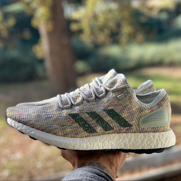 ADIDAS PURE-BOOST “SILVER MULTI-COLOR” - Picture 2 of 7